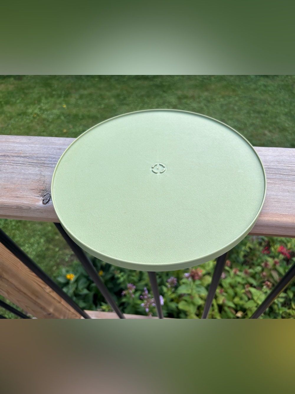 Vintage Lazy Susan, Avocado Green